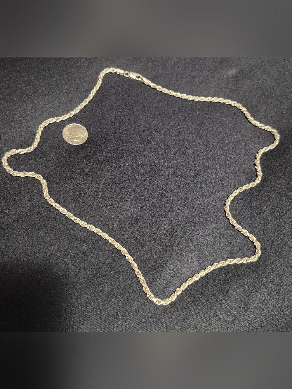 925 Italian Silver 24 Inch Rope Chain